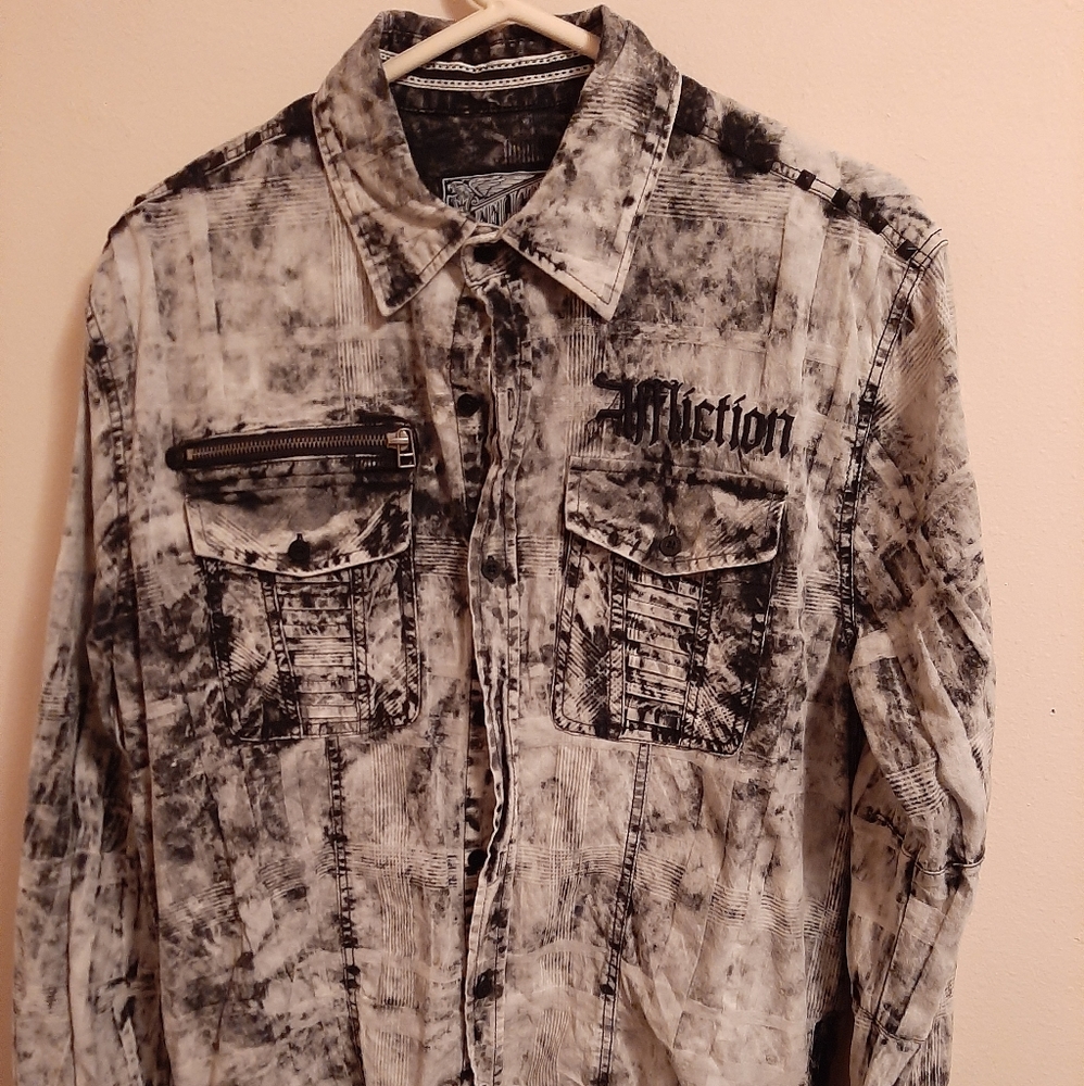 Affliction long sleeve shirt